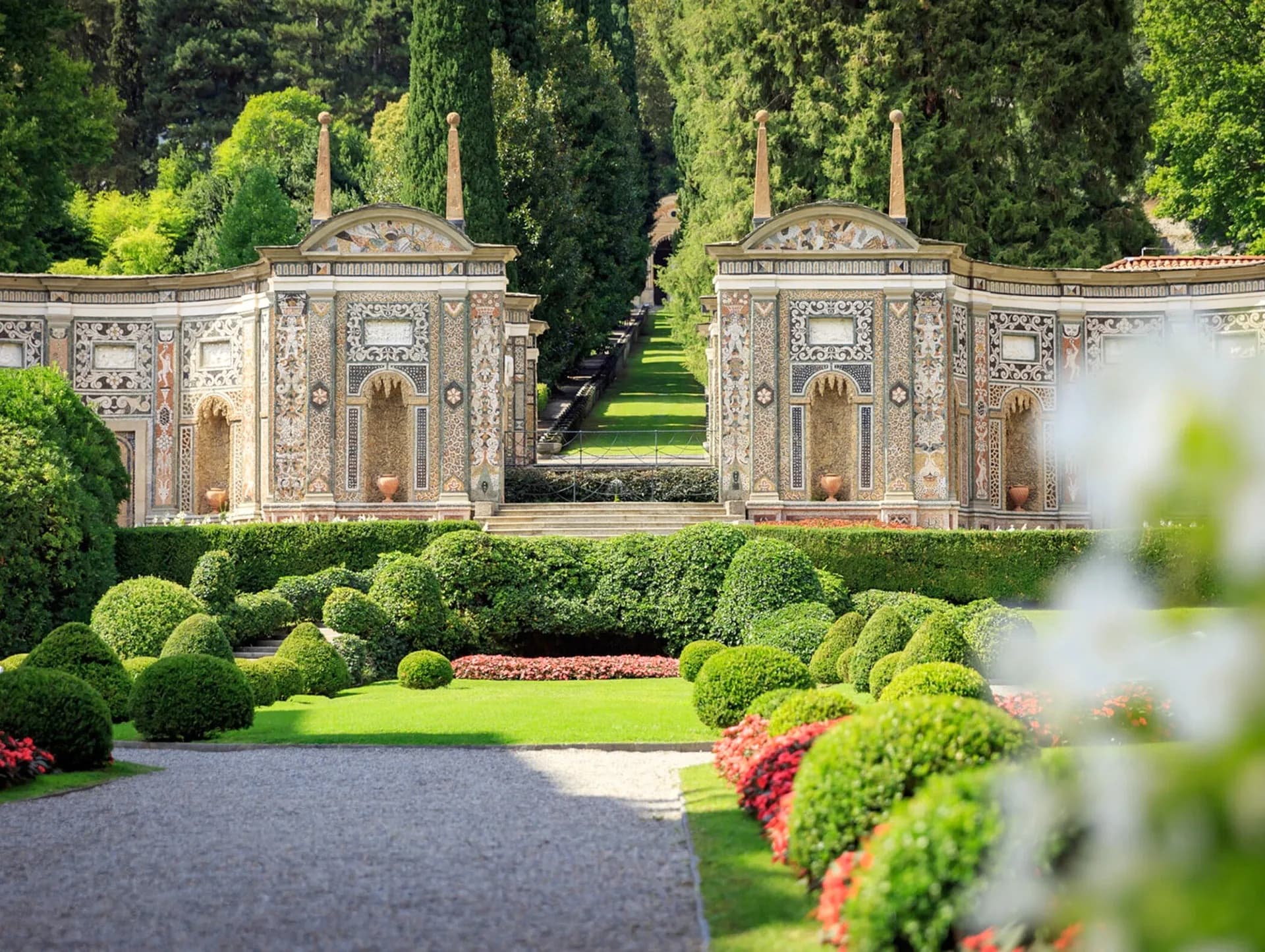 The «Mosaico» nymphaeum in the garden of Villa d’Este, Cernobbio