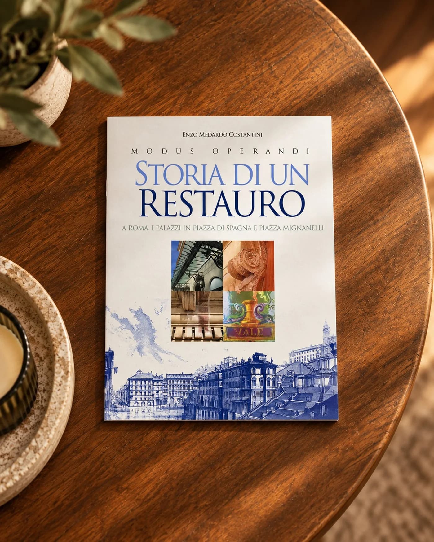 Copertina del libro “Storia di un restauro” di Enzo Medardo Costantini