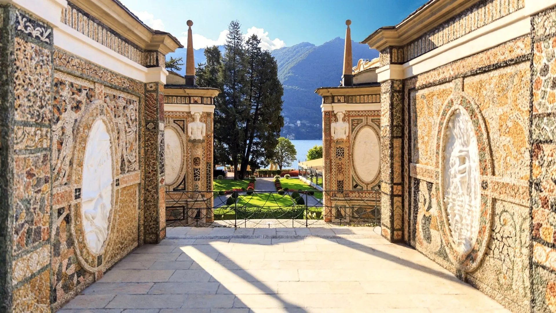Villa d’Este, mosaico del ninfeo — Cernobbio